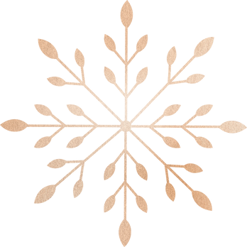 Gold Snowflake Illustration